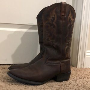 Justin Leather Cowboy Boots